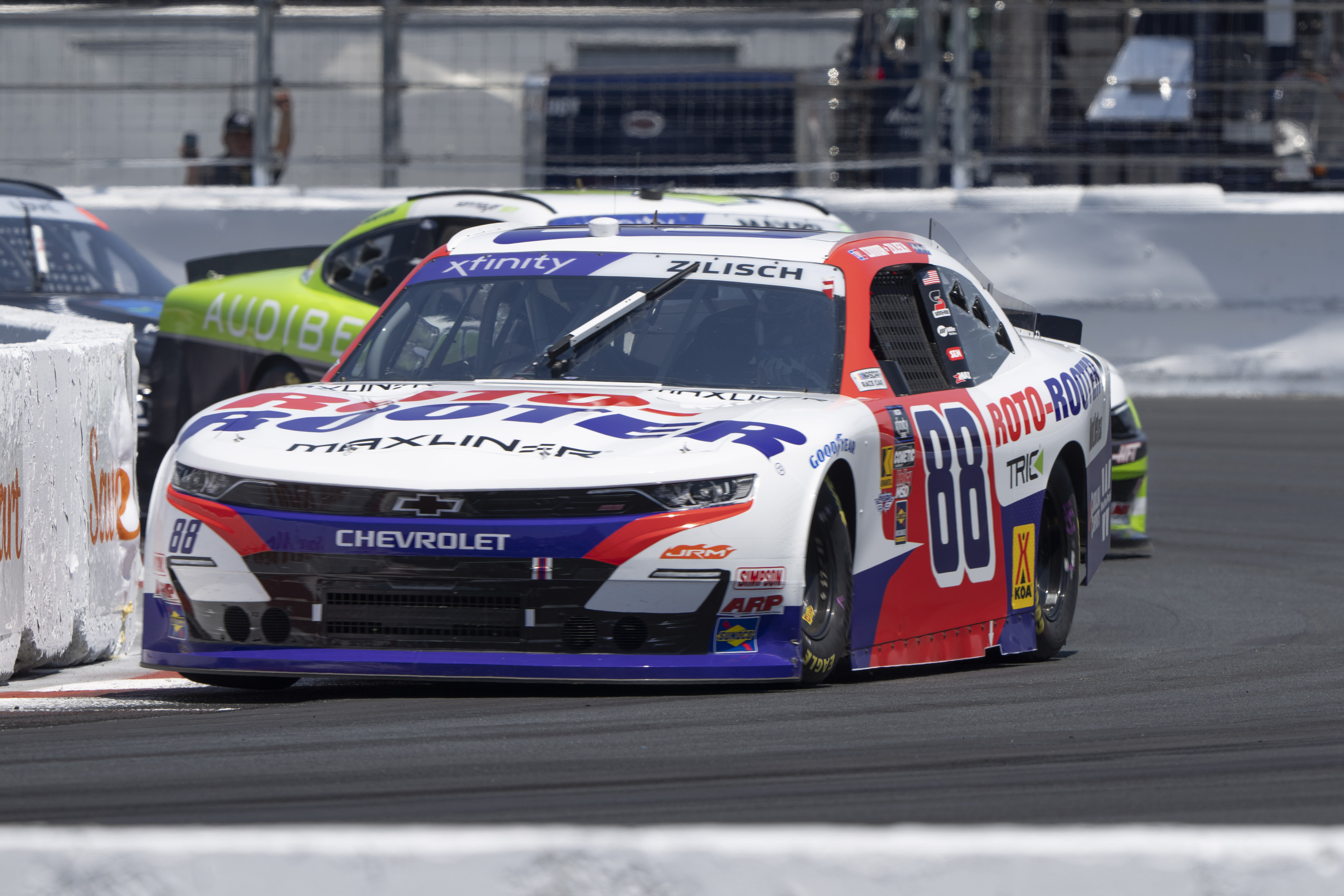 Connor Zilisch drives the #88 Chevrolet Camaro for JR Motorsports - Source: Imagn